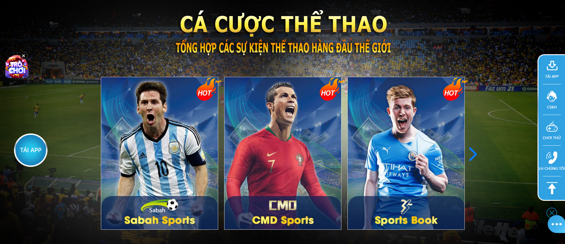 Thông tin thể thao được cập nhật mới